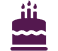 birthday cake icon