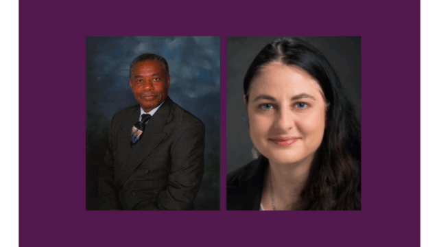 Headshots of Dr. Joseph Crumbley and Dr. Angelique Day