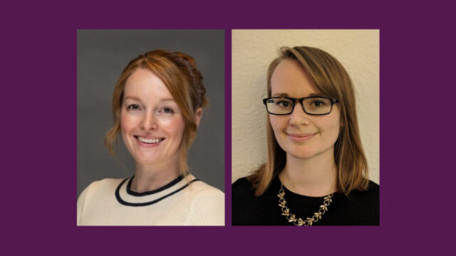 Headshots of Clarissa Hayes and Susan Beaudoin