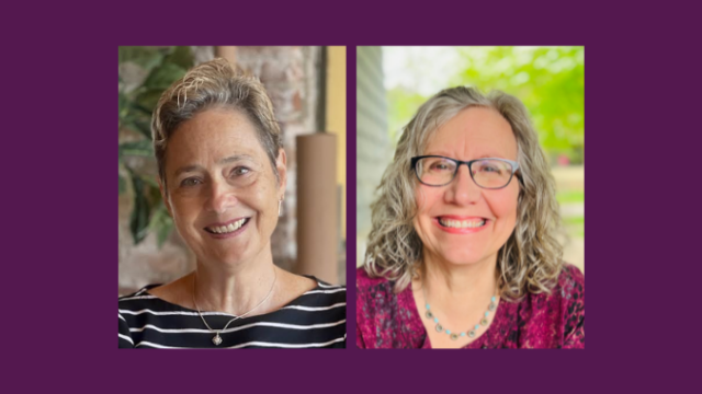 Headshots of Dawn Davenport and Kathy Kinsner.