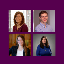 Headshot photos of Heidi Redlich Epstein, Steven Jessen-Howard, Sarah Hedden, and Celeste Miller.